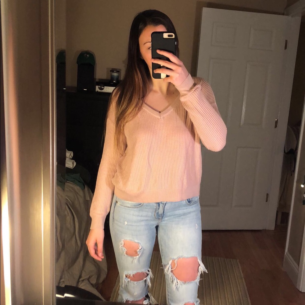Garage pink sweater